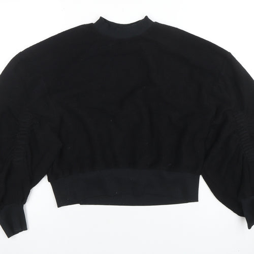 Twenty Montreal Women’s Black S Pullover Balloon Sleeve Sweatshirt