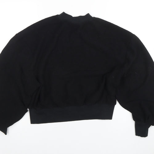Twenty Montreal Women’s Black S Pullover Balloon Sleeve Sweatshirt