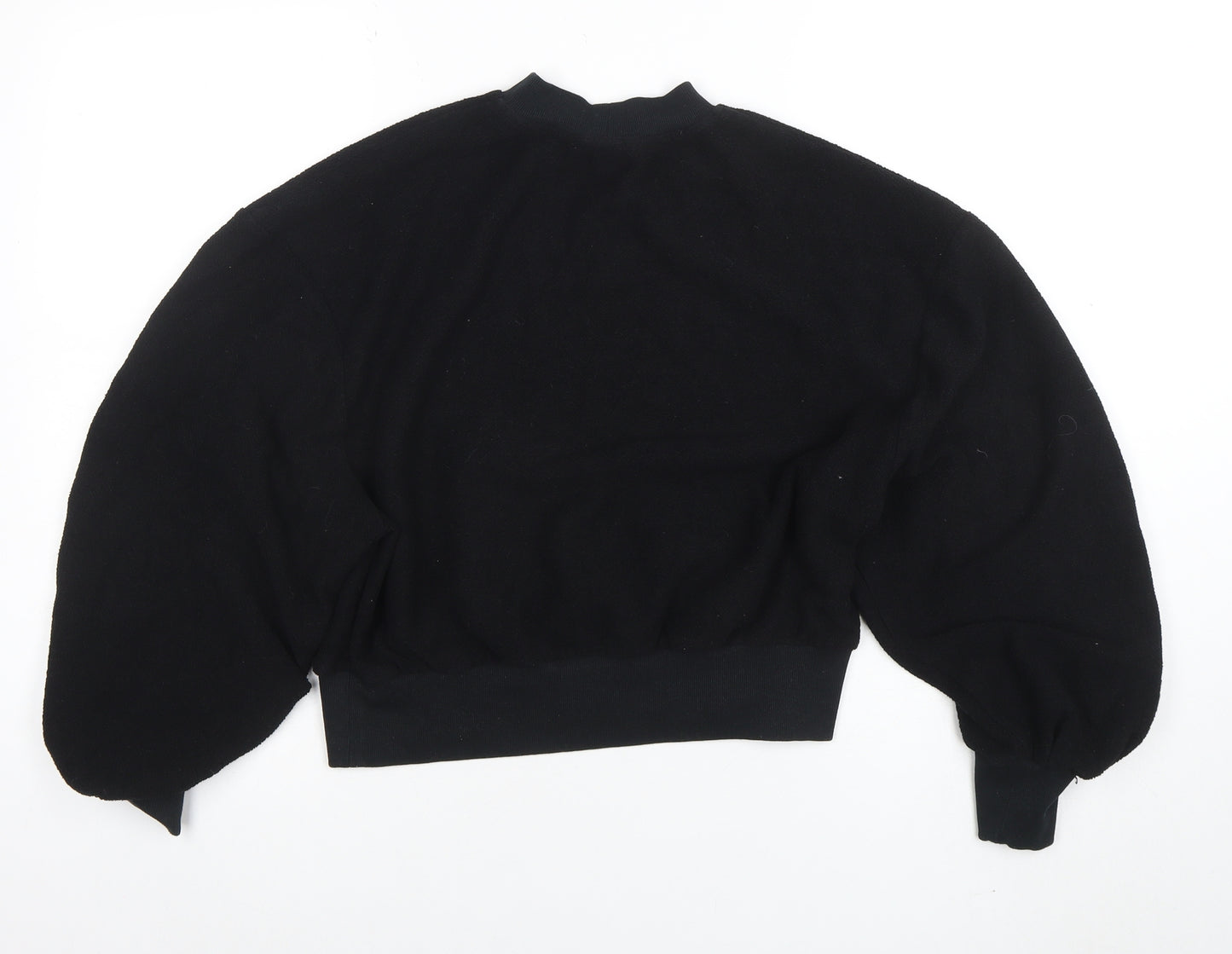 Twenty Montreal Women’s Black S Pullover Balloon Sleeve Sweatshirt