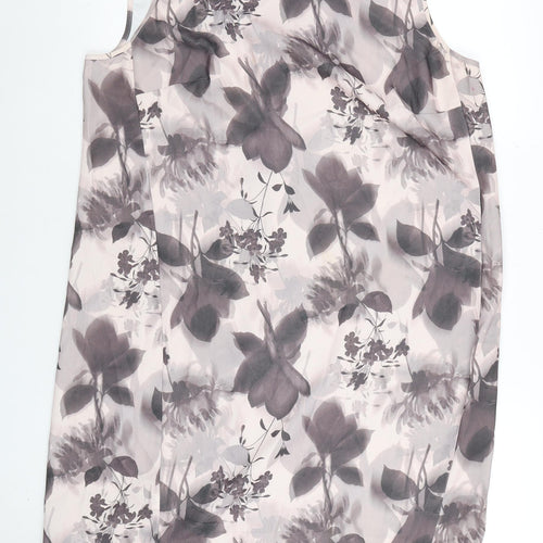 Next Women’s Multicoloured Floral Sleeveless Shift Dress Size 16
