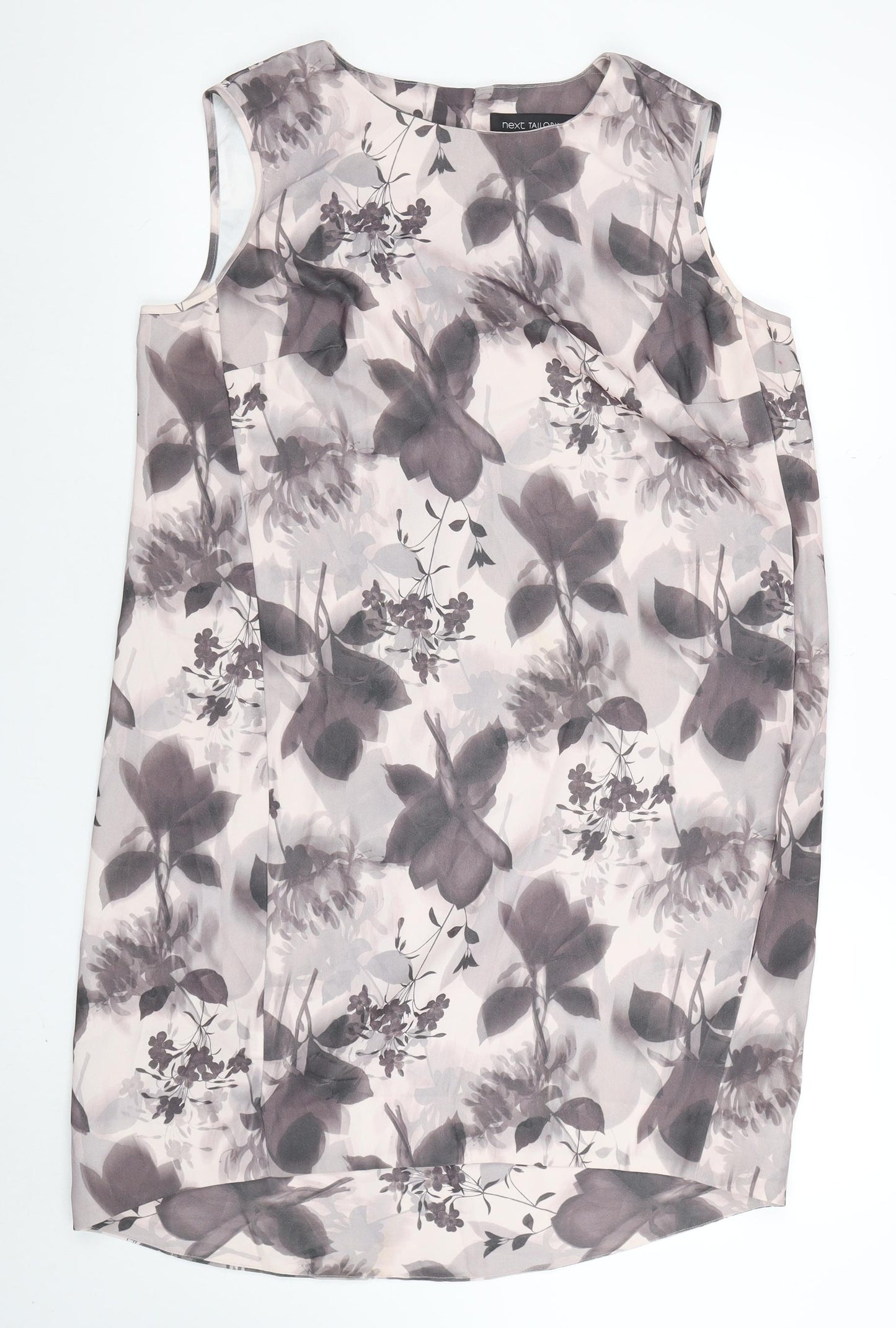 Next Women’s Multicoloured Floral Sleeveless Shift Dress Size 16