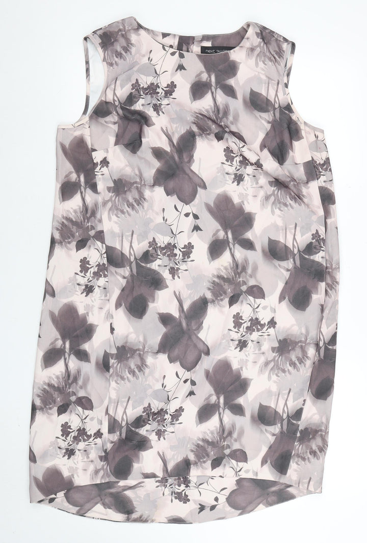Next Women’s Multicoloured Floral Sleeveless Shift Dress Size 16