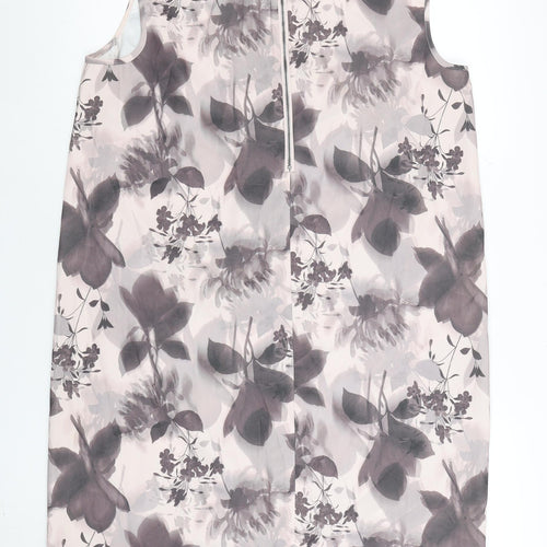Next Women’s Multicoloured Floral Sleeveless Shift Dress Size 16