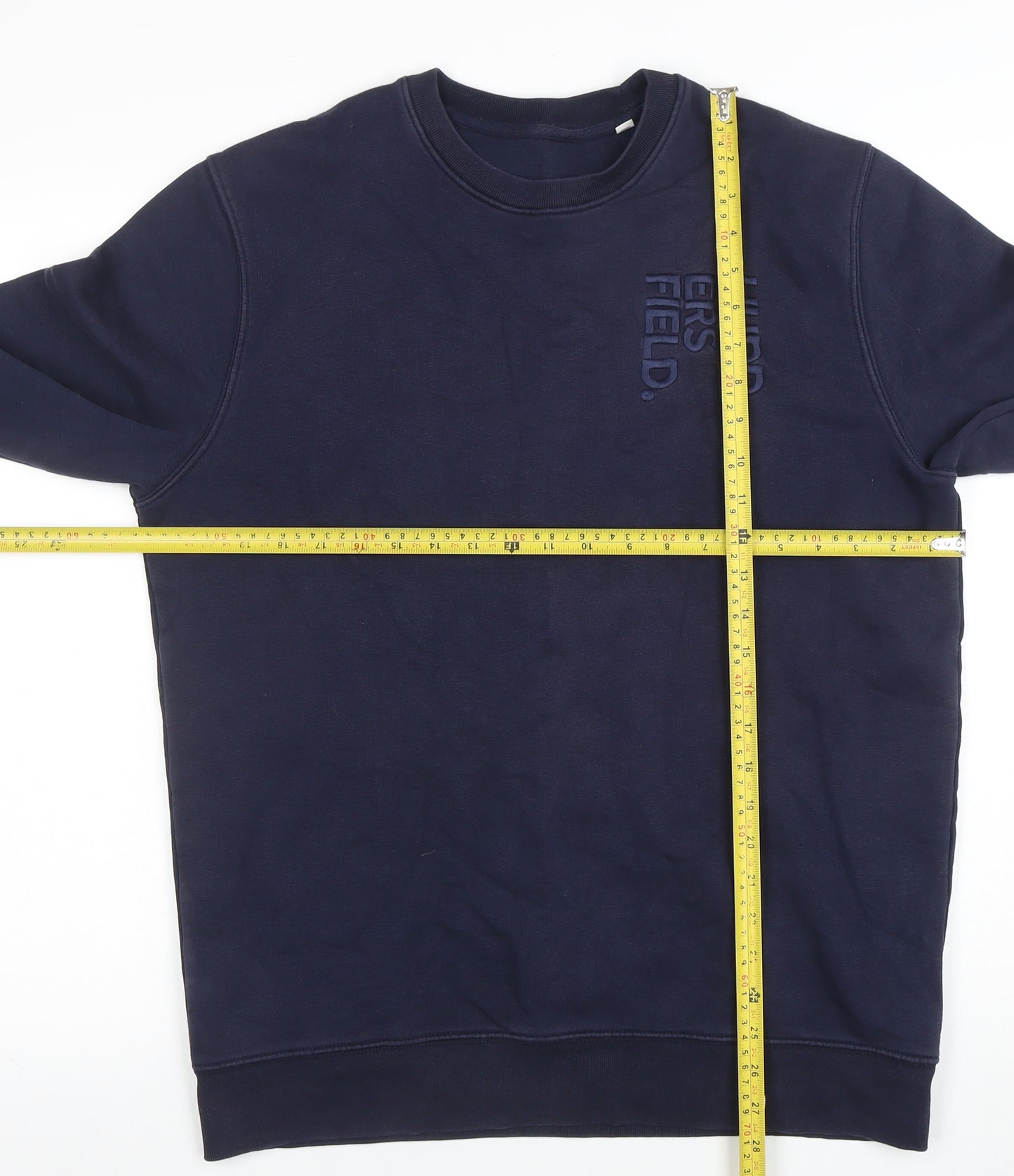Stanley Stella Men’s Blue Crew Neck Pullover Sweatshirt Size L