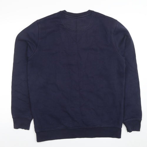 Stanley Stella Men’s Blue Crew Neck Pullover Sweatshirt Size L