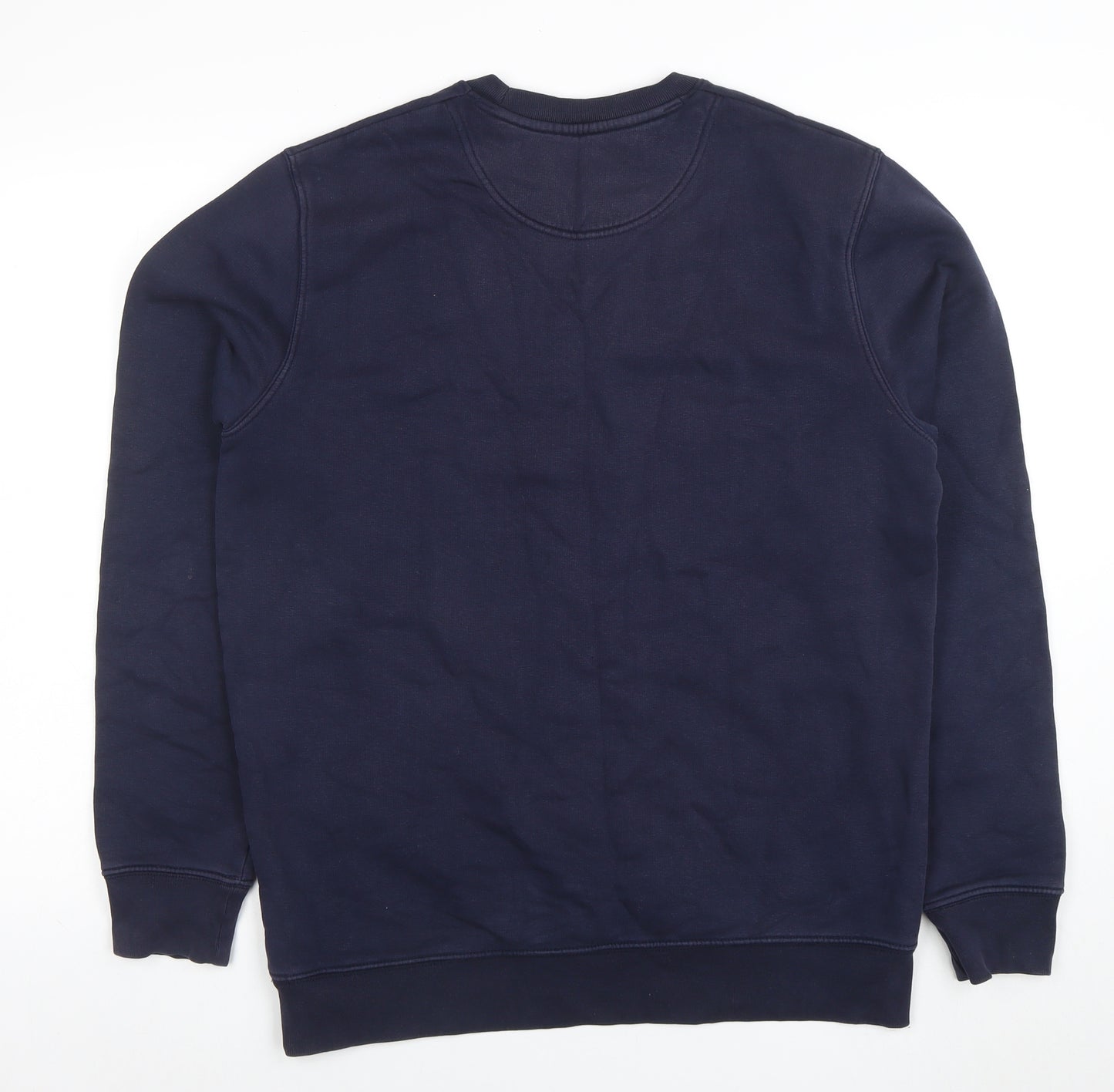 Stanley Stella Men’s Blue Crew Neck Pullover Sweatshirt Size L