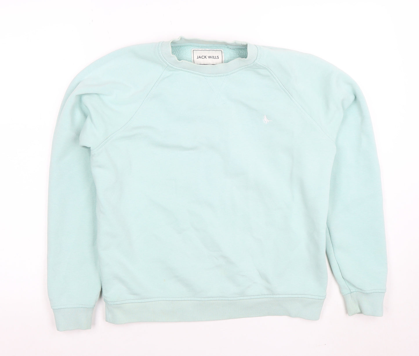Jack Wills Women’s Blue Crew Neck Pullover Sweatshirt UK 8
