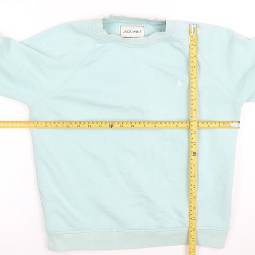Jack Wills Women’s Blue Crew Neck Pullover Sweatshirt UK 8