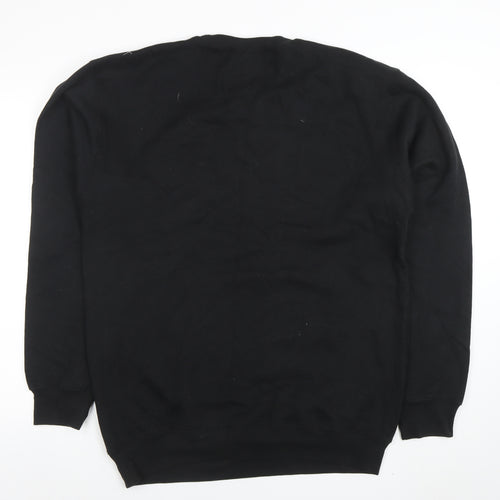 Martes Men’s Black XL Christmas Graphic Pullover Sweatshirt