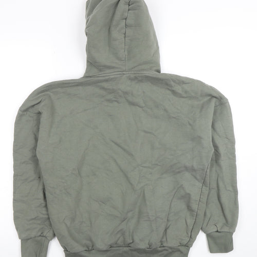 ONLY & SONS Men's Green XS Pullover Hoodie Fleece Cotton Blend