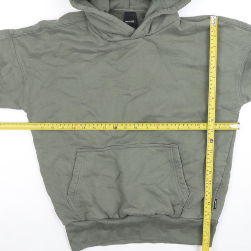 ONLY & SONS Men's Green XS Pullover Hoodie Fleece Cotton Blend