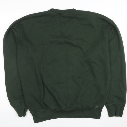 PrettyLittleThing Women’s Green Beverly Hills 90210 Crew Neck Sweatshirt Size L