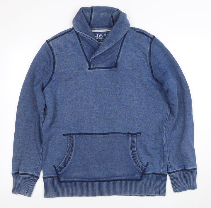 Gap Men's Blue L Pullover Sweatshirt 100% Cotton