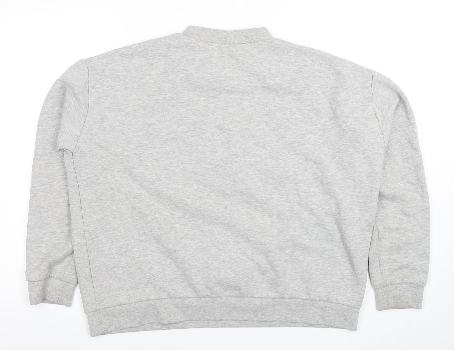 Envii Women Grey Sweatshirt Small POW Graphic Cotton Blend Casual