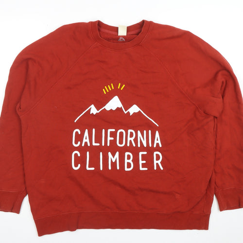Uniqlo UT California Memories Red XL Women's Pullover Sweatshirt