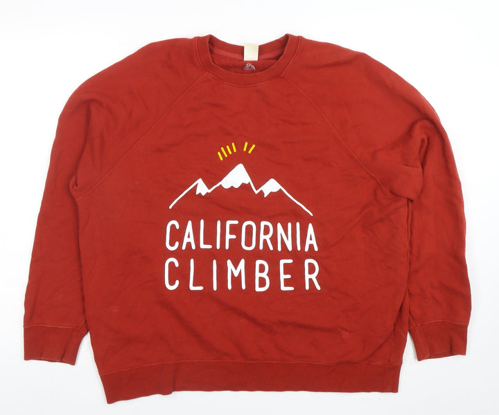 Uniqlo UT California Memories Red XL Women's Pullover Sweatshirt
