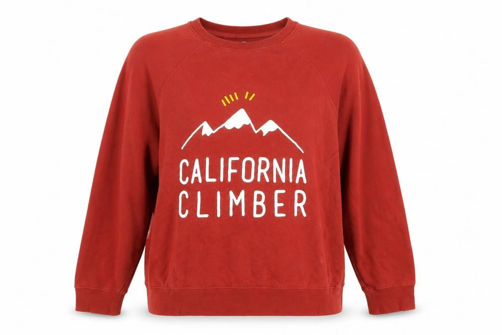 Uniqlo UT California Memories Red XL Women's Pullover Sweatshirt