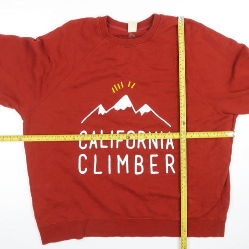 Uniqlo UT California Memories Red XL Women's Pullover Sweatshirt