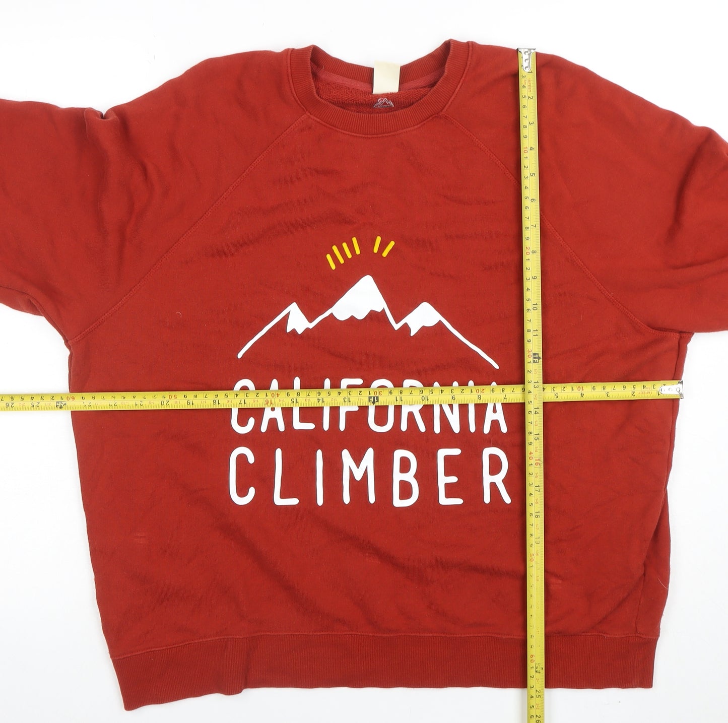 Uniqlo UT California Memories Red XL Women's Pullover Sweatshirt