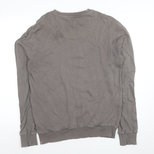 Twisted Soul Men's Grey Crew Neck Sweatshirt Size S Regular Fit