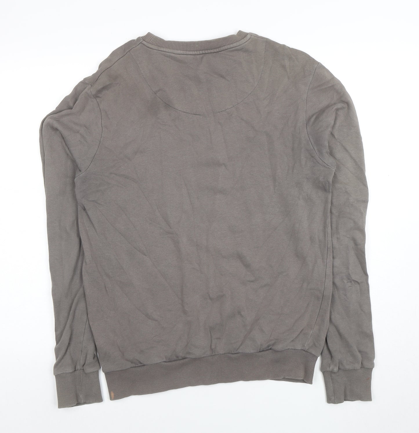 Twisted Soul Men's Grey Crew Neck Sweatshirt Size S Regular Fit