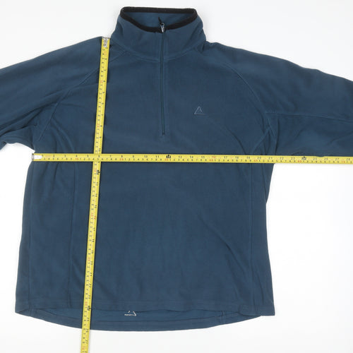 Dare 2b Mens Blue Fleece 1/2 Zip Pullover Sweatshirt Size L