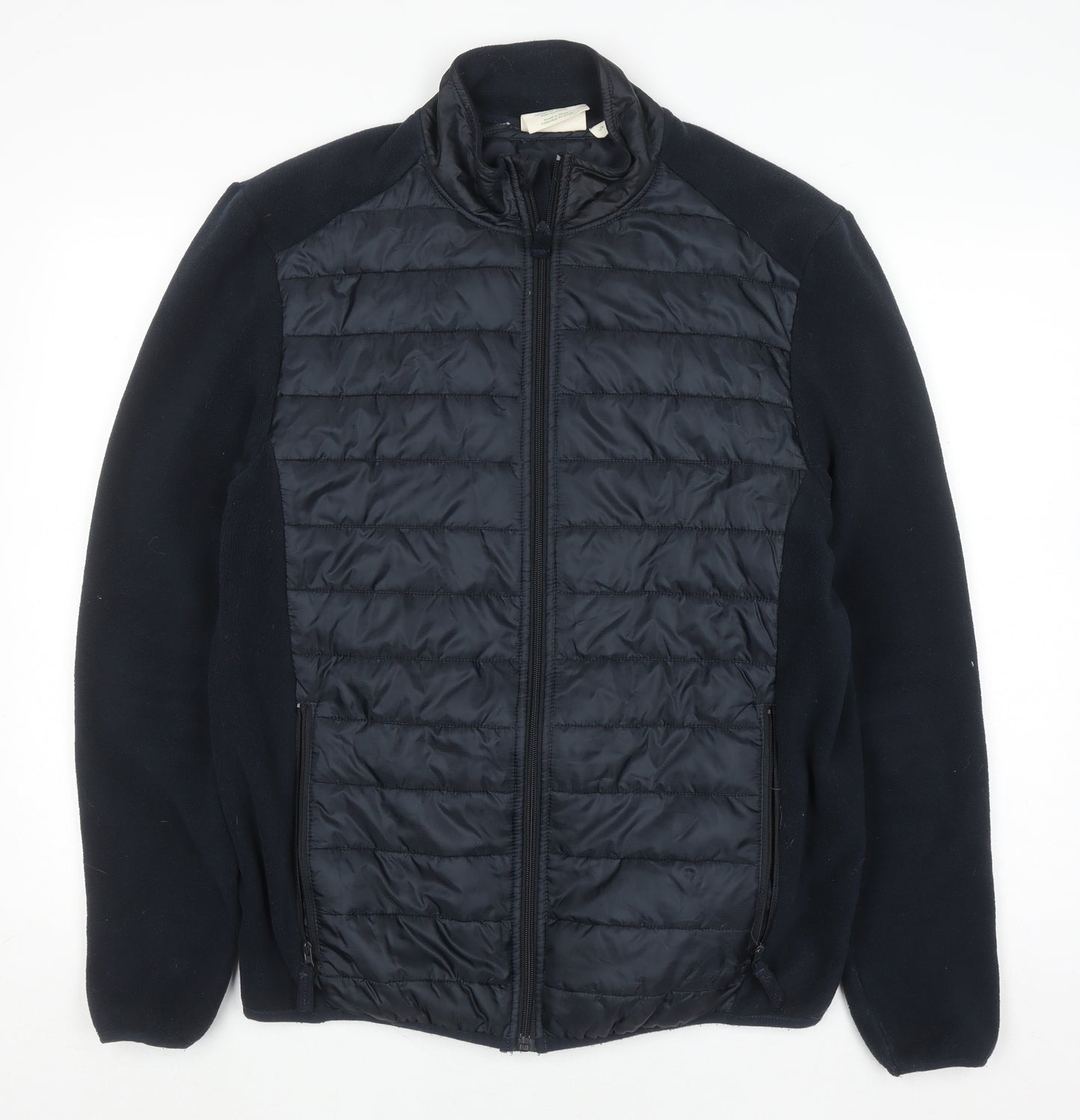 Mountain Warehouse Men's Black L Puffer Fleece Jacket Outdoor