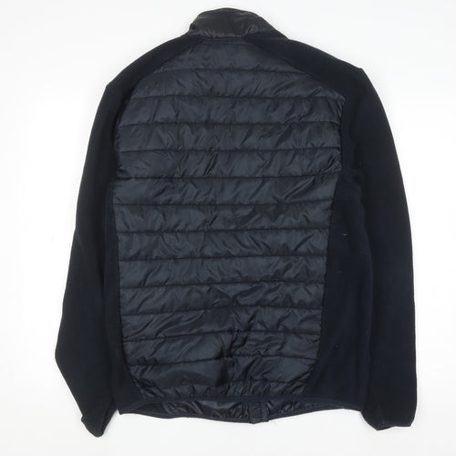 Mountain Warehouse Men's Black L Puffer Fleece Jacket Outdoor