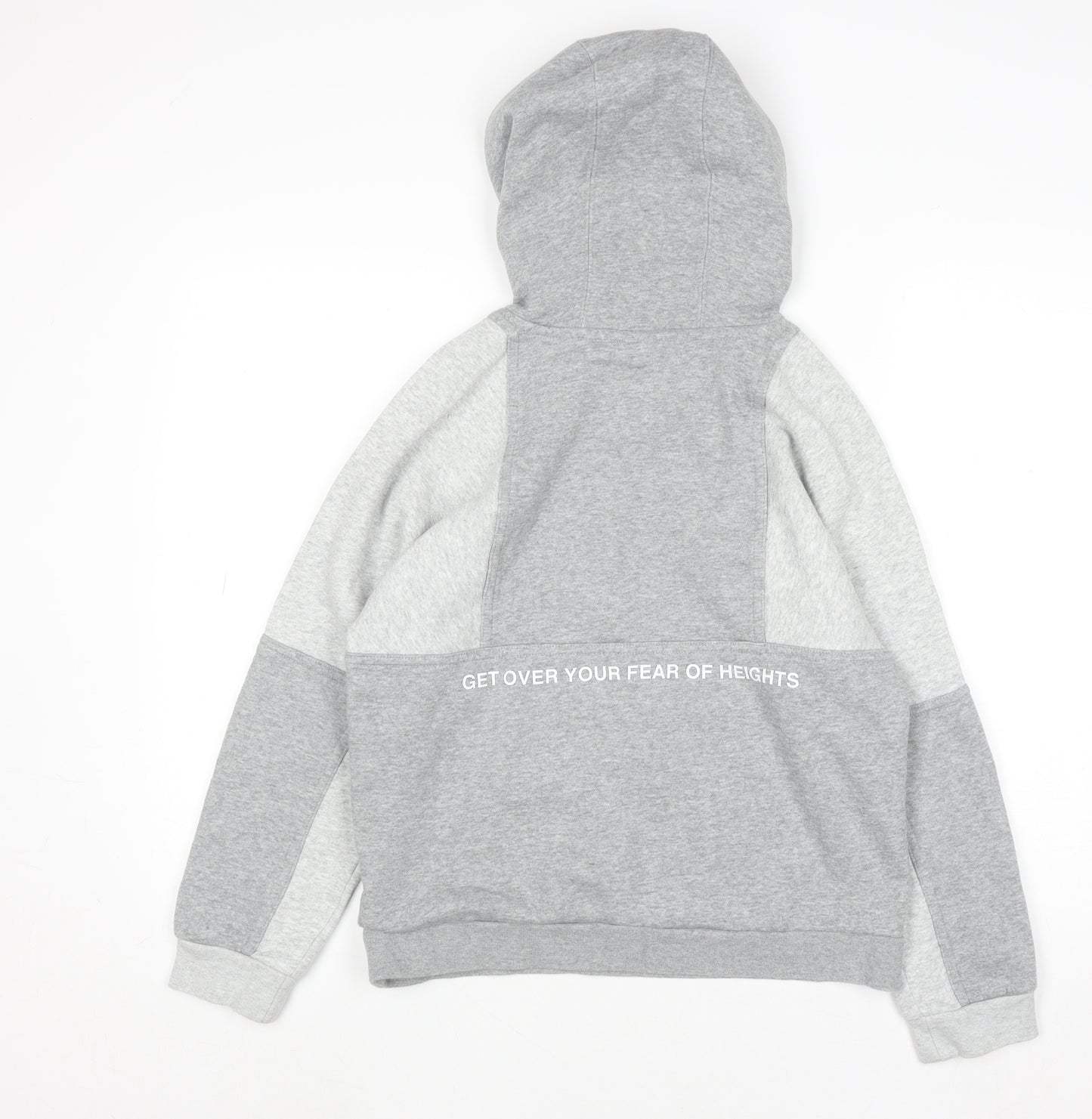 Nike Boys Grey Air Pullover Hoodie Size L 147-158cm Cotton Blend