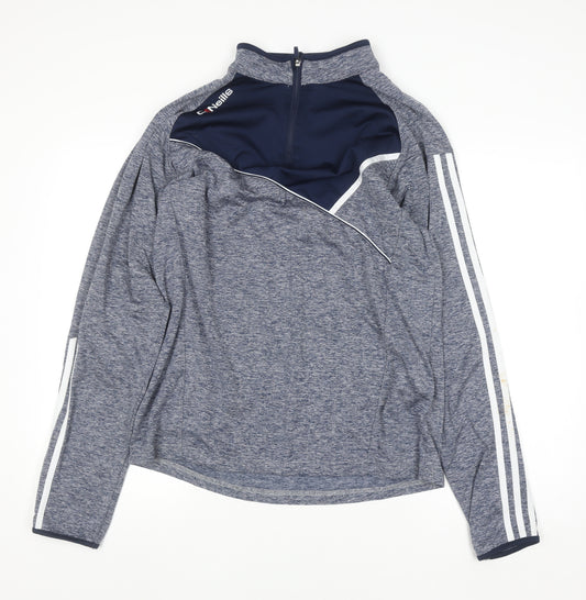 O'Neills Men's Blue 1/4 Zip Track Jacket L Athletic Fit