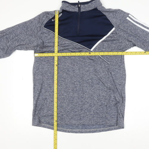 O'Neills Men's Blue 1/4 Zip Track Jacket L Athletic Fit