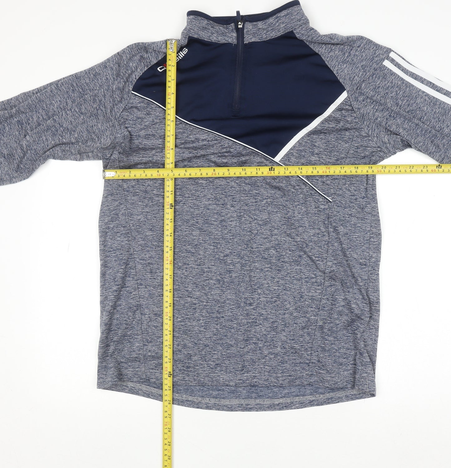 O'Neills Men's Blue 1/4 Zip Track Jacket L Athletic Fit