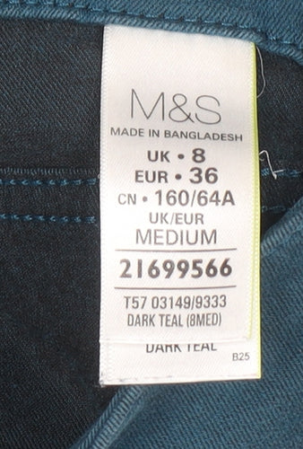 Marks and Spencer Women’s Blue Jeggings Size 8 Slim Fit Stretch Denim