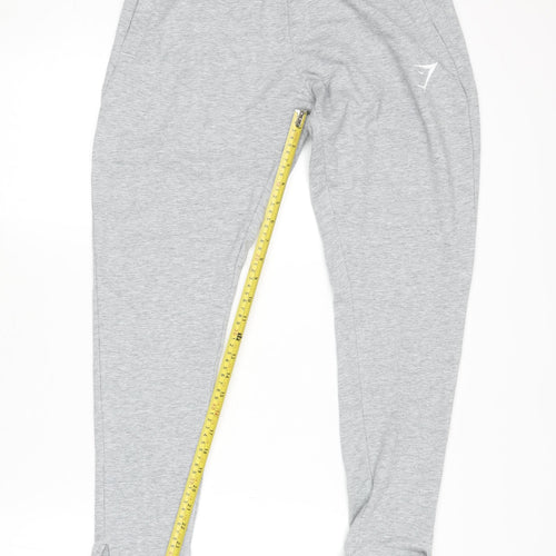 Gymshark Mens Grey XS Slim Fit Joggers Tracksuit Bottoms