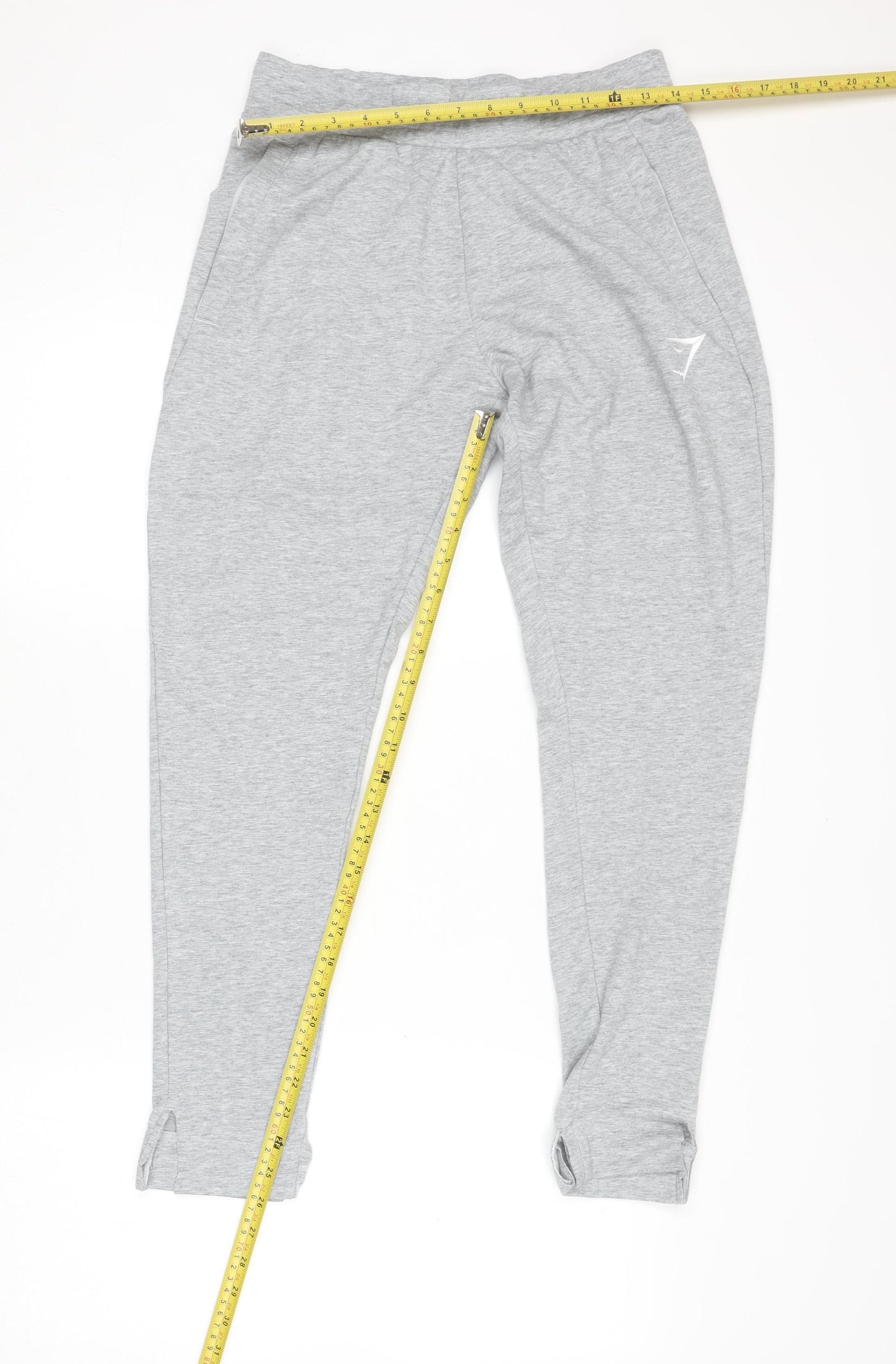 Gymshark Mens Grey XS Slim Fit Joggers Tracksuit Bottoms