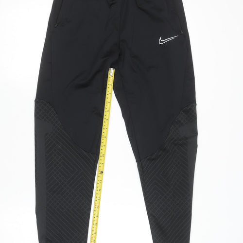 Nike Boys Black Dri-Fit Slim Fit Track Pants XL 158–170cm