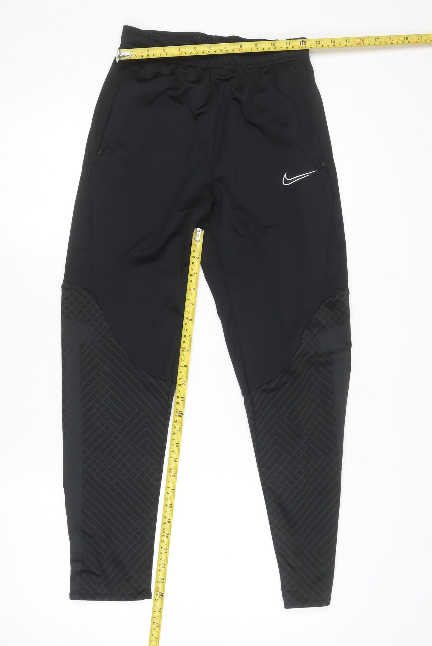 Nike Boys Black Dri-Fit Slim Fit Track Pants XL 158–170cm