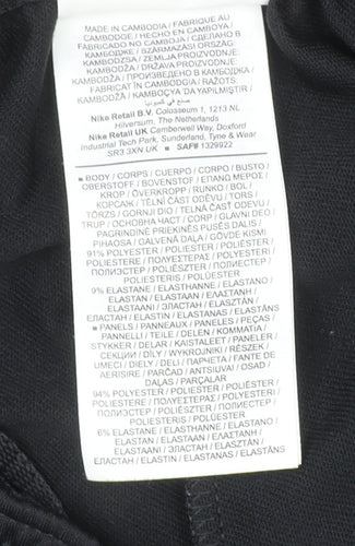 Nike Boys Black Dri-Fit Slim Fit Track Pants XL 158–170cm