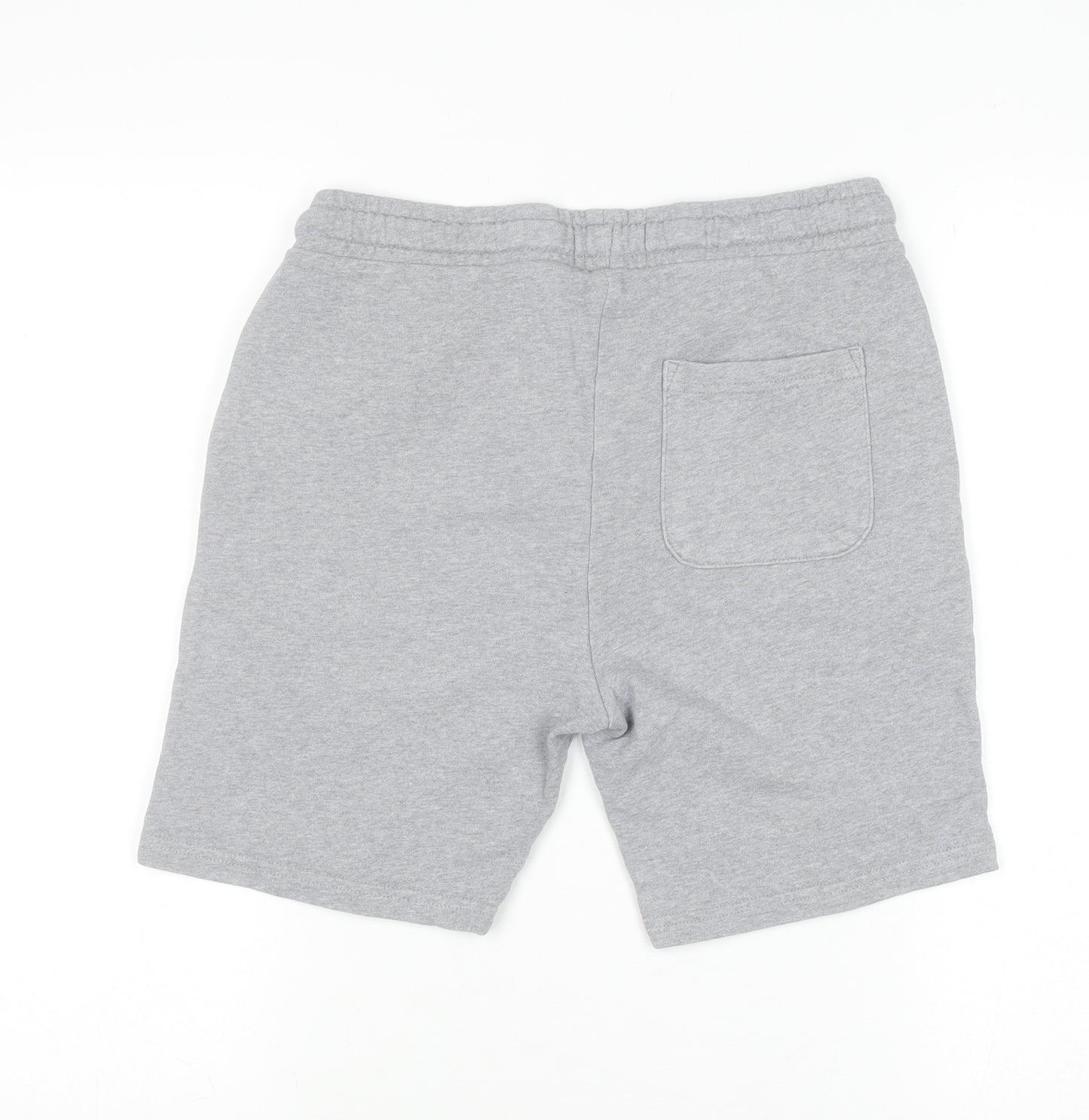 Jack Wills Boys Grey Sweat Shorts 12-13 Years Regular Fit Elastic Waist