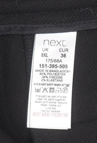 Next Men’s Black 8XL Classic Fit Dress Trousers Smart Workwear
