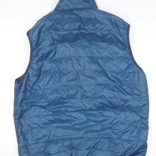 Livergy Men's Blue Padded Lightweight Bodywarmer Gilet Size 42 Regular