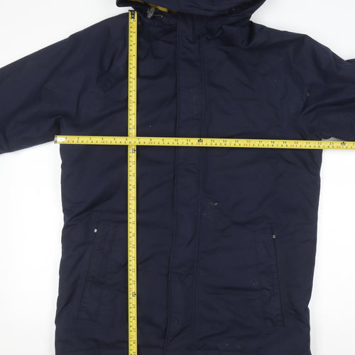 Craghoppers Men's Blue Hooded Waterproof Parka Coat S