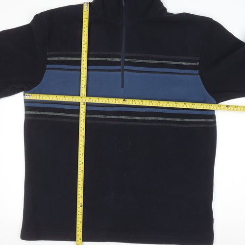Hawkshead Active Men’s Blue Fleece 1/2 Zip Pullover Sweatshirt L