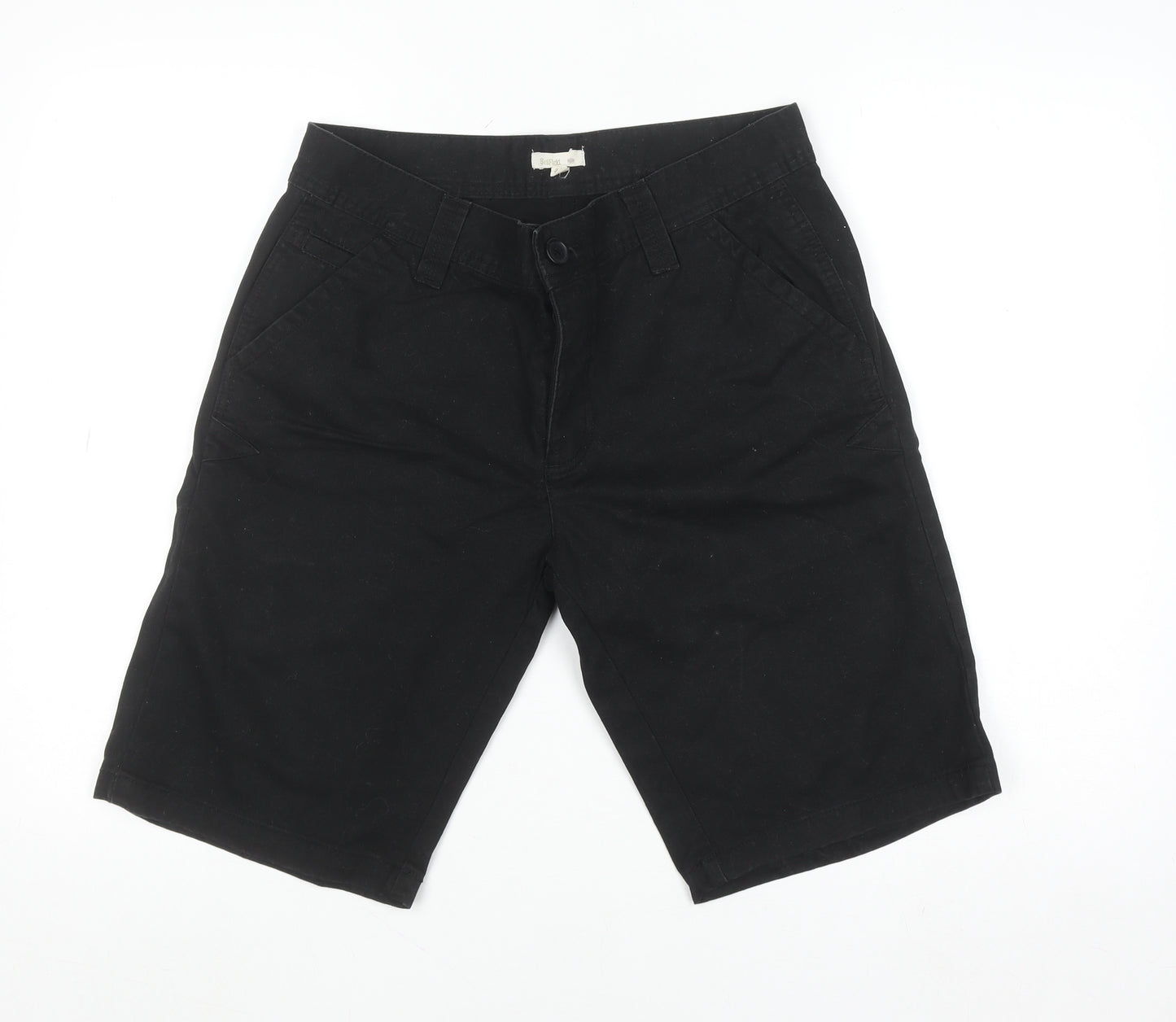 BellField Men's Black Chino Shorts Size 32 Regular Fit