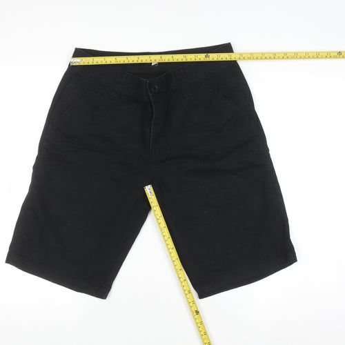 BellField Men's Black Chino Shorts Size 32 Regular Fit