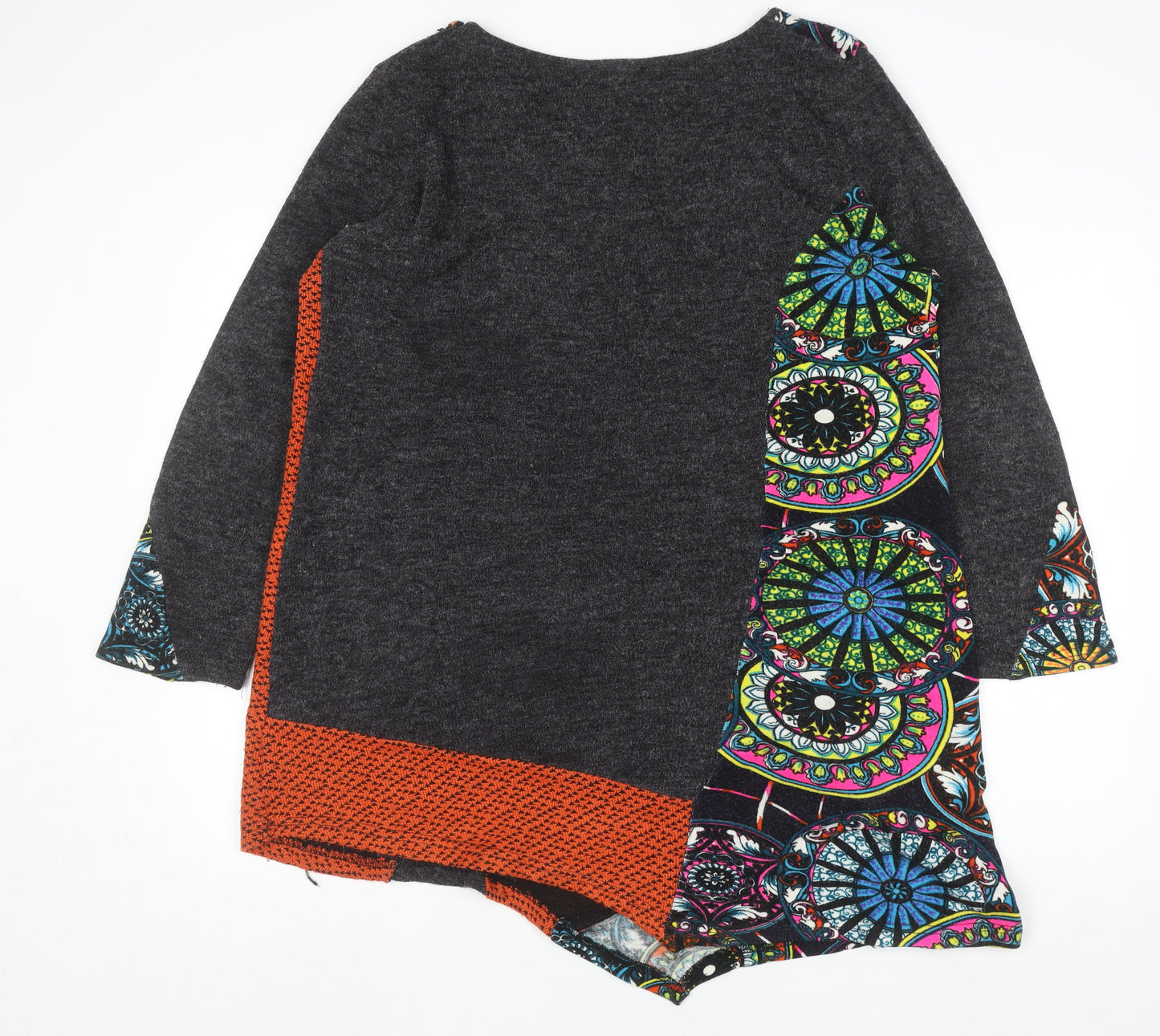 Samya Women’s Multicoloured Geometric Tunic Jumper Size 16