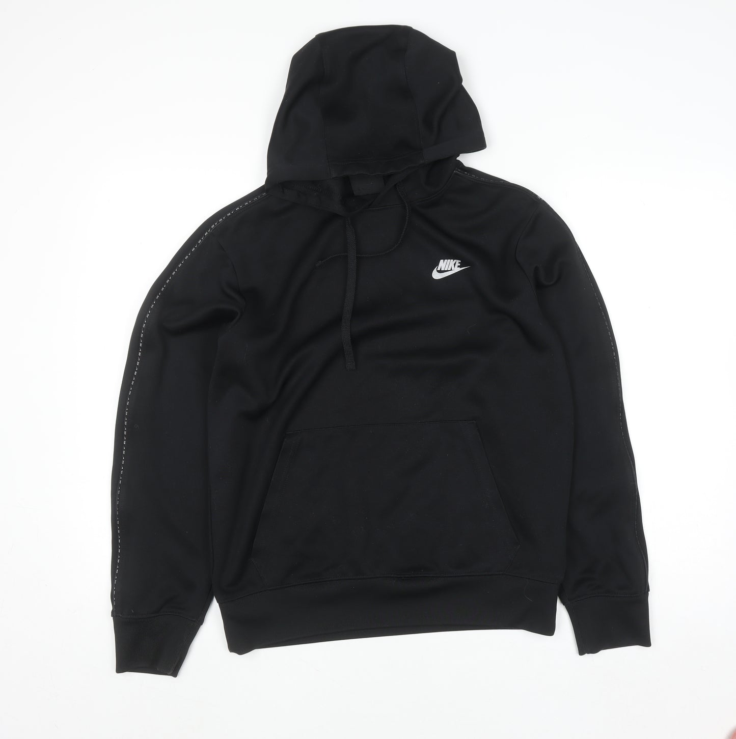 Nike Men's Black Pullover Hoodie S Regular Fit Sports Style