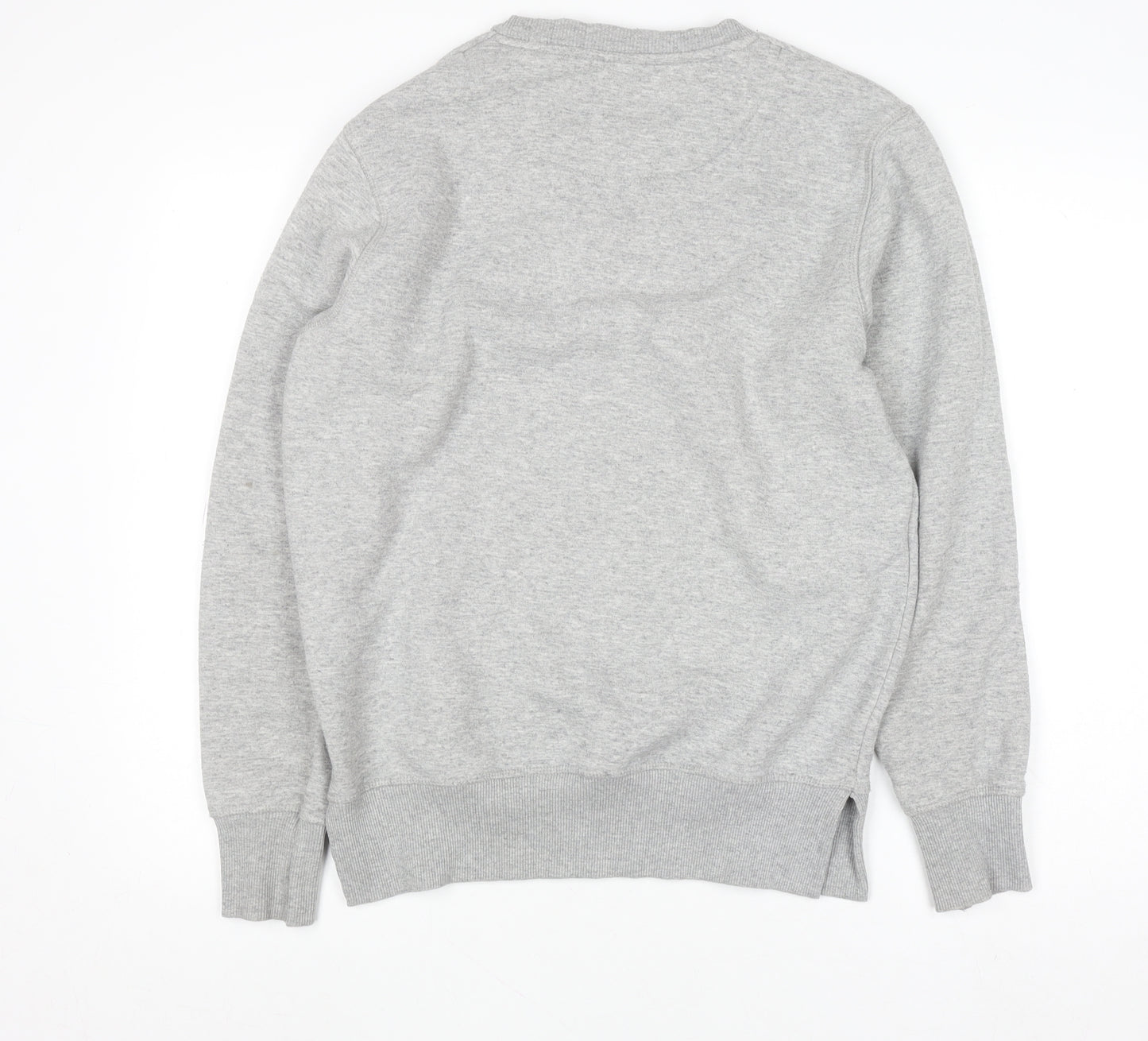 Jack & Jones Men's Grey Crew Neck Graphic Sweatshirt Size M