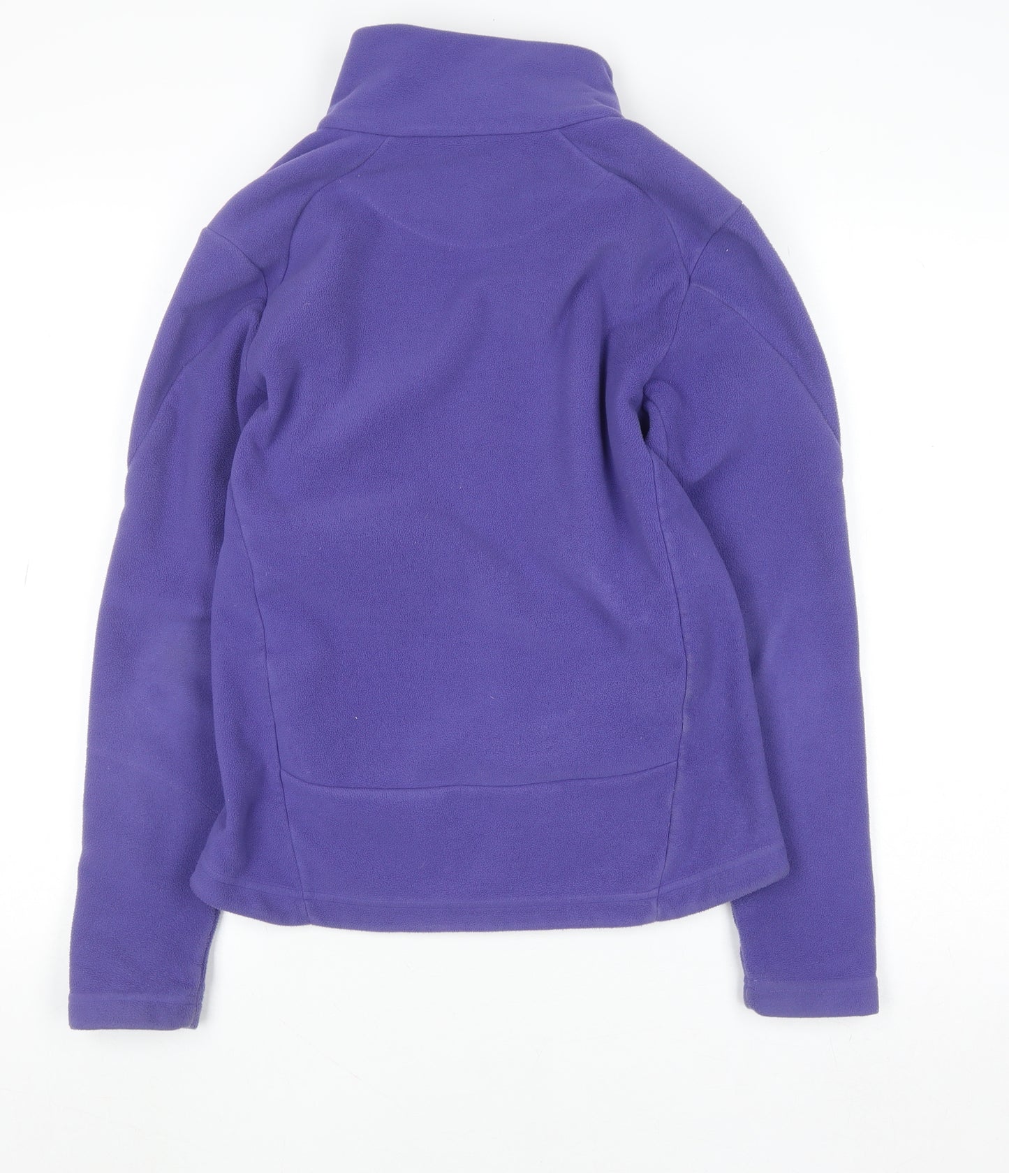 Fat Face Women's Purple Fleece Full Zip Hoodie Size 10