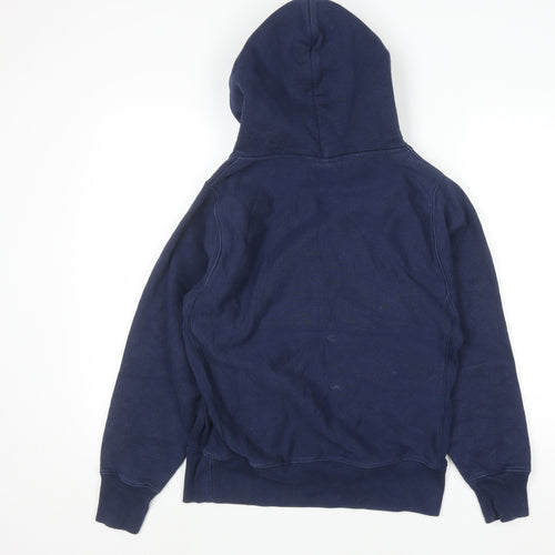 Power House Men's Blue Pullover Hoodie Size S Cotton Blend
